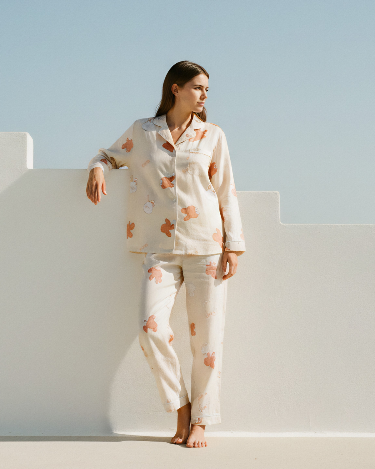 Printed Linen PJ Sets