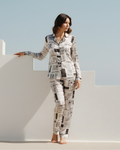 The Headlines Printed Linen PJ Set