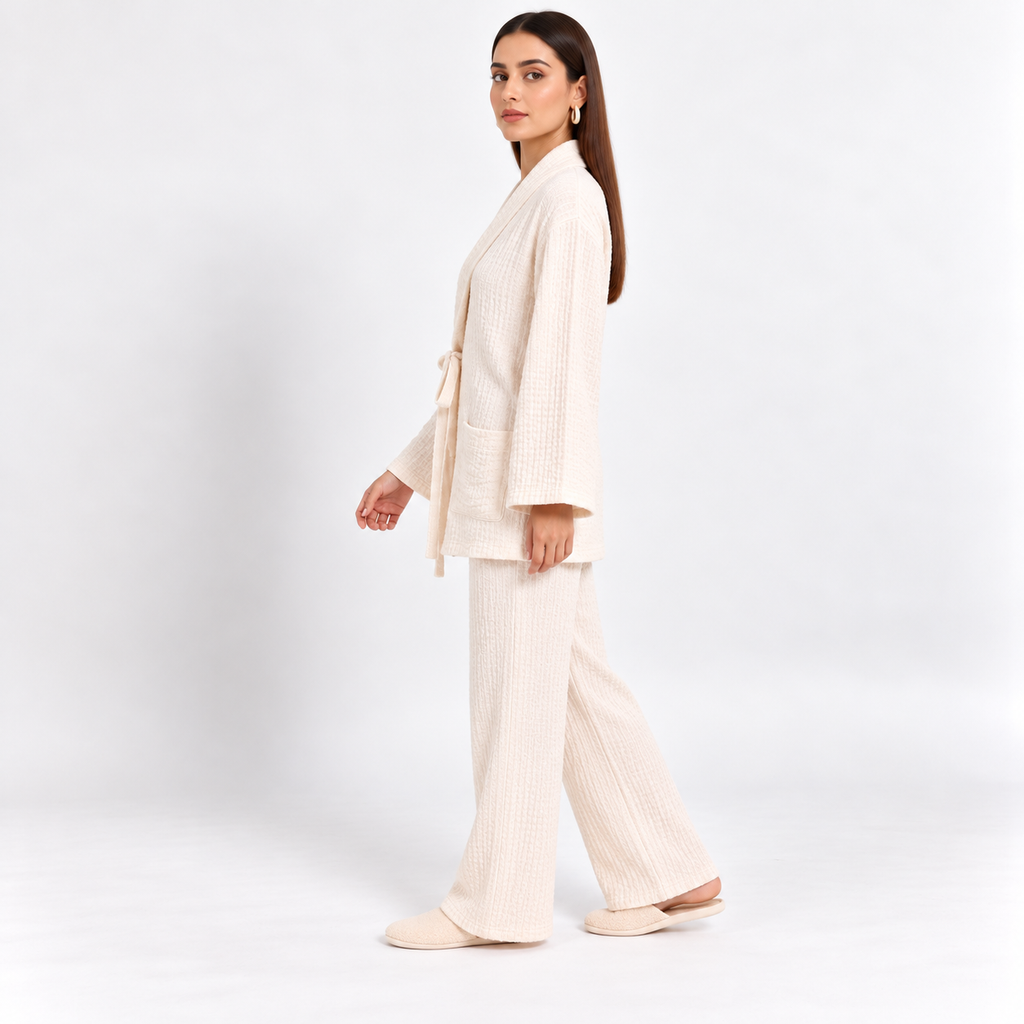 Japanese Dovè Kimono Set