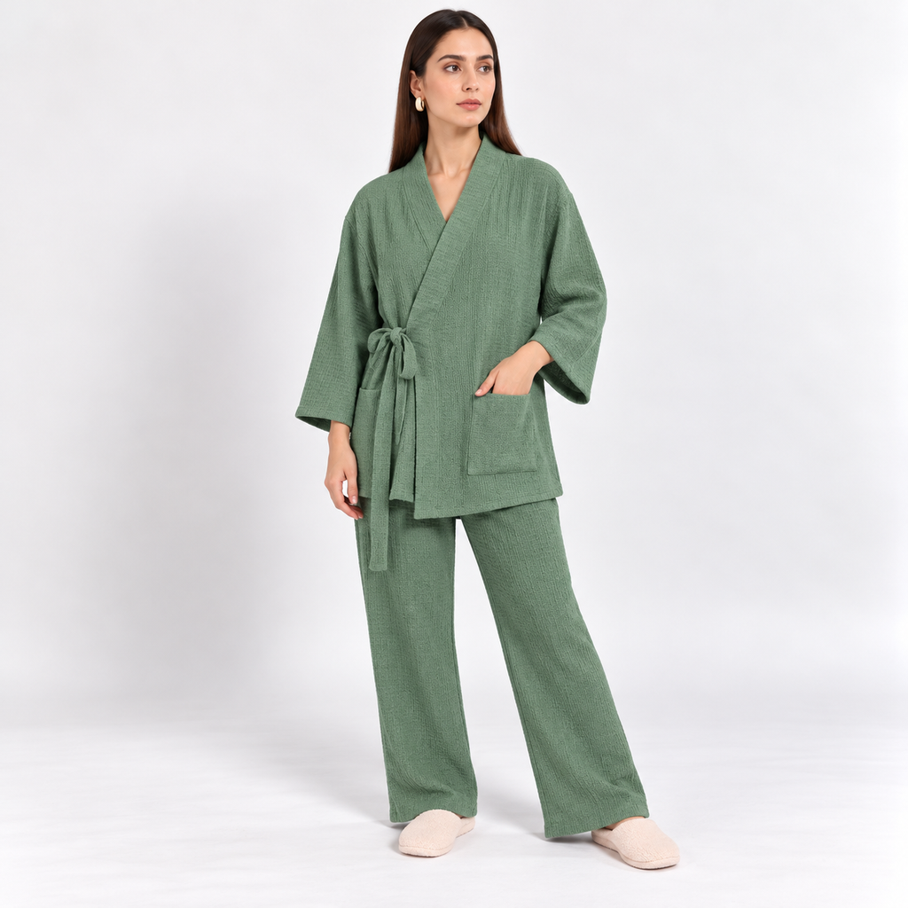 Japanese Matchà Kimono Set