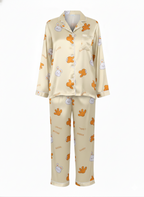 Honey Bunny Printed Linen PJ Set